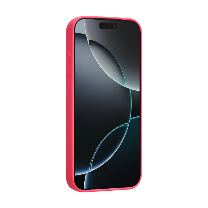 TUNIQ iPhone 17 Pro Max Backcover hoesje - Felroze-Hoesjes-Ilumina Benelux