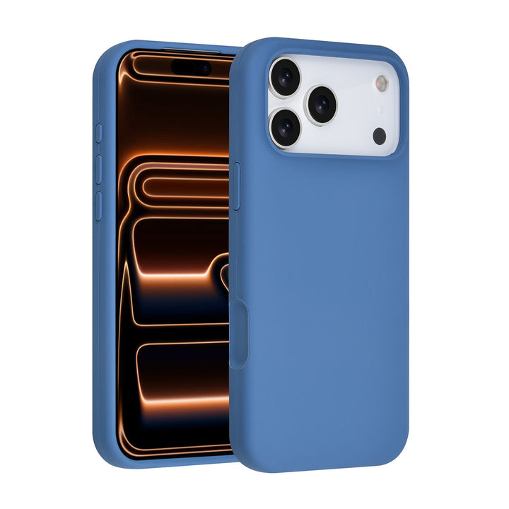 TUNIQ iPhone 17 Pro Max Backcover hoesje - Full Silicone - Blauw-Hoesjes-Ilumina Benelux