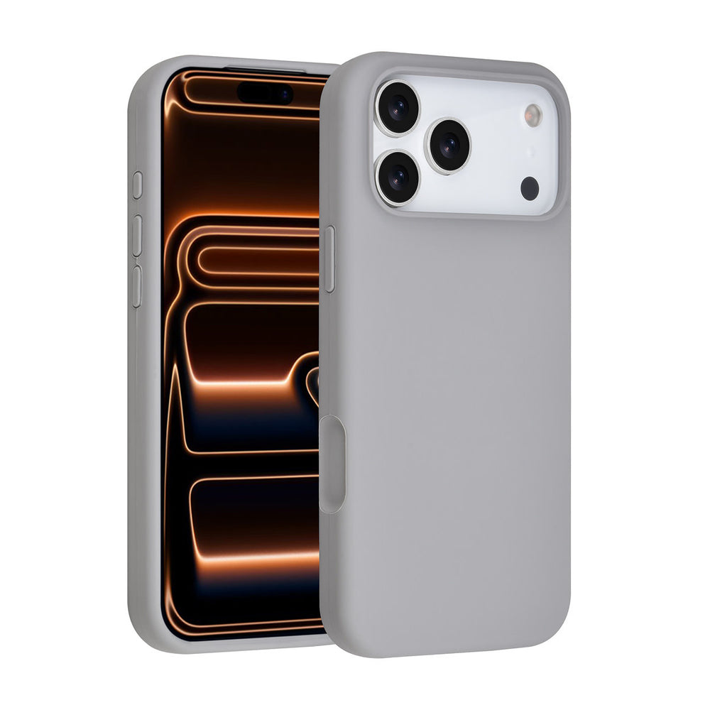 TUNIQ iPhone 17 Pro Max Backcover hoesje - Full Silicone - Grijs-Hoesjes-Ilumina Benelux