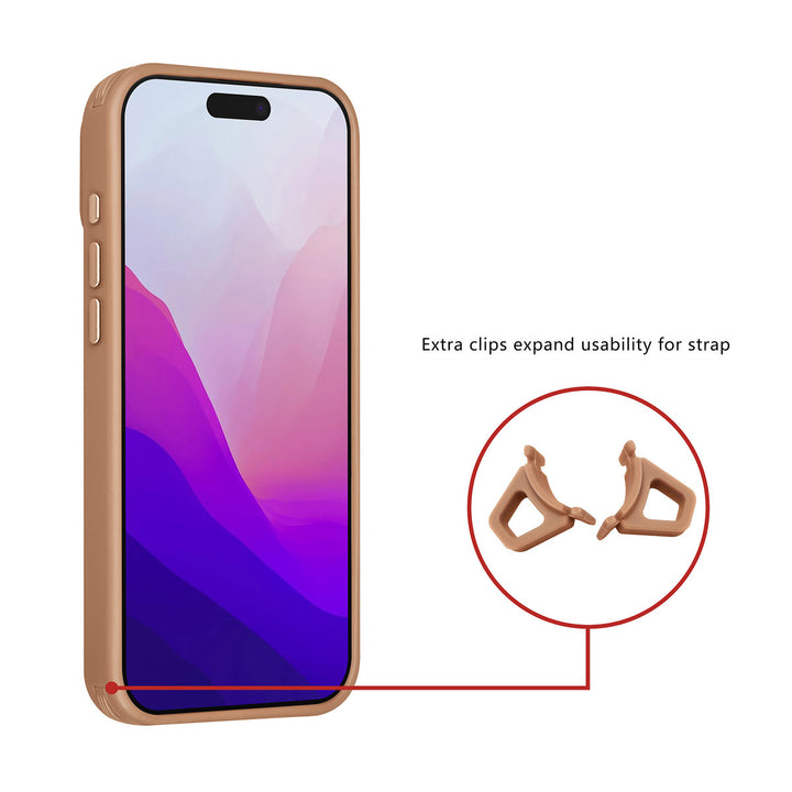 TUNIQ iPhone 17 Pro Max Backcover hoesje - Magsafe - Carbon Fiber - Shockproof - Goud-Hoesjes-Ilumina Benelux