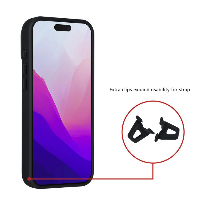 TUNIQ iPhone 17 Pro Max Backcover hoesje - Magsafe - Carbon Fiber - Shockproof - Zwart-Hoesjes-Ilumina Benelux
