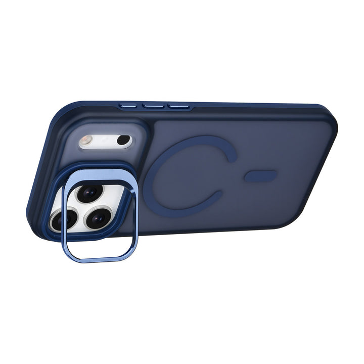 TUNIQ iPhone 17 Pro Max Backcover hoesje - Magsafe - With Camera Stand - Blauw-Hoesjes-Ilumina Benelux