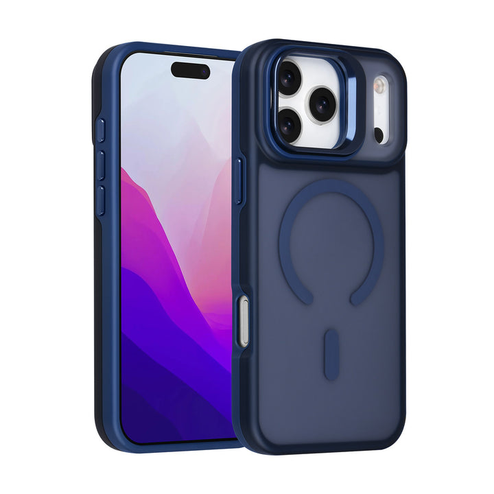TUNIQ iPhone 17 Pro Max Backcover hoesje - Magsafe - With Camera Stand - Blauw-Hoesjes-Ilumina Benelux