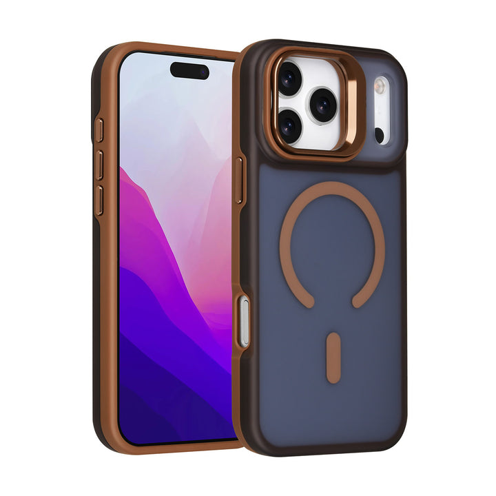 TUNIQ iPhone 17 Pro Max Backcover hoesje - Magsafe - With Camera Stand - Goud-Hoesjes-Ilumina Benelux
