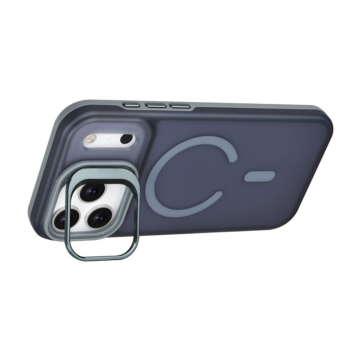TUNIQ iPhone 17 Pro Max Backcover hoesje - Magsafe - With Camera Stand - Grijs-Hoesjes-Ilumina Benelux