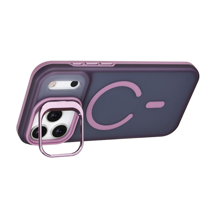 TUNIQ iPhone 17 Pro Max Backcover hoesje - Magsafe - With Camera Stand - Paars-Hoesjes-Ilumina Benelux