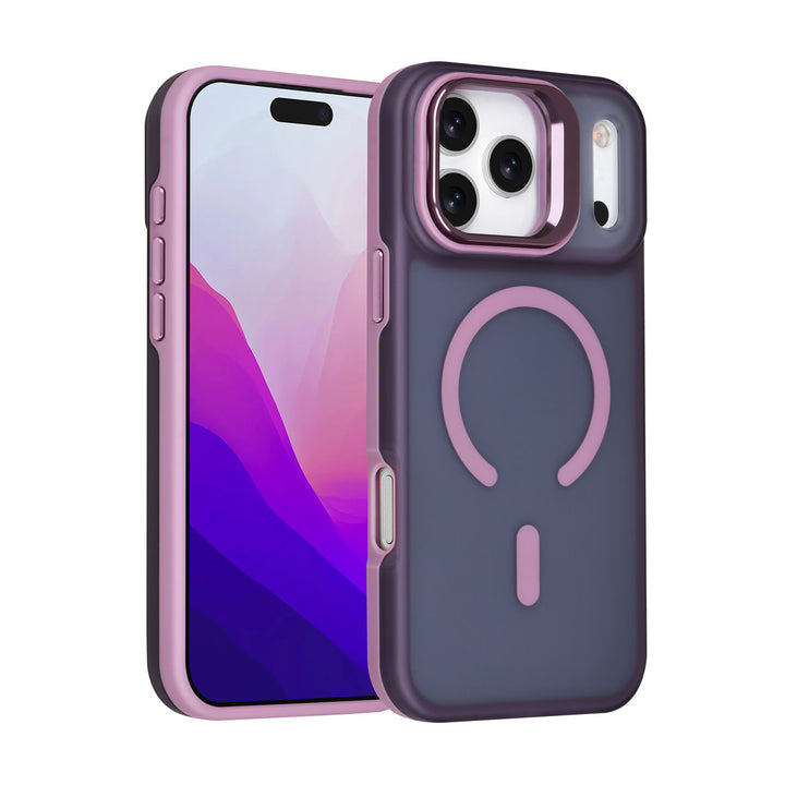 TUNIQ iPhone 17 Pro Max Backcover hoesje - Magsafe - With Camera Stand - Paars-Hoesjes-Ilumina Benelux