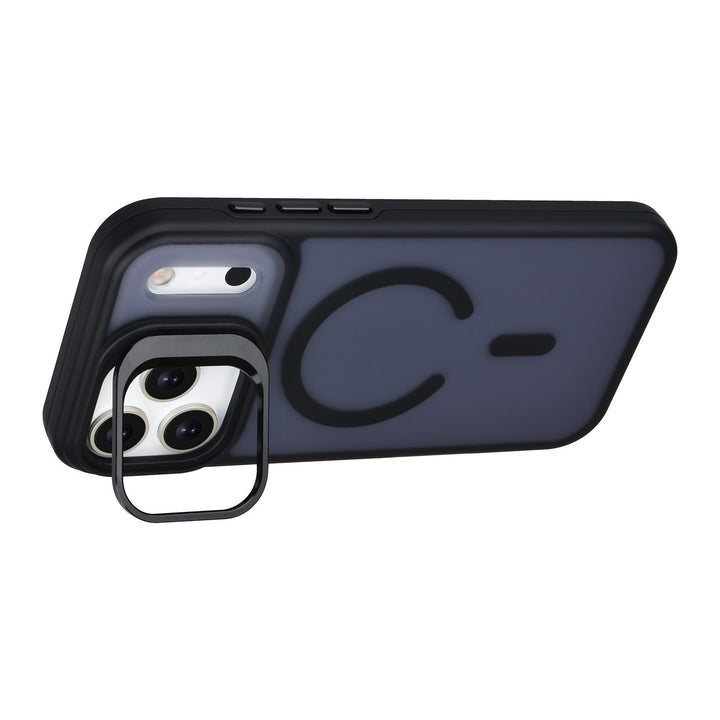 TUNIQ iPhone 17 Pro Max Backcover hoesje - Magsafe - With Camera Stand - Zwart-Hoesjes-Ilumina Benelux