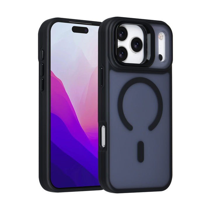 TUNIQ iPhone 17 Pro Max Backcover hoesje - Magsafe - With Camera Stand - Zwart-Hoesjes-Ilumina Benelux
