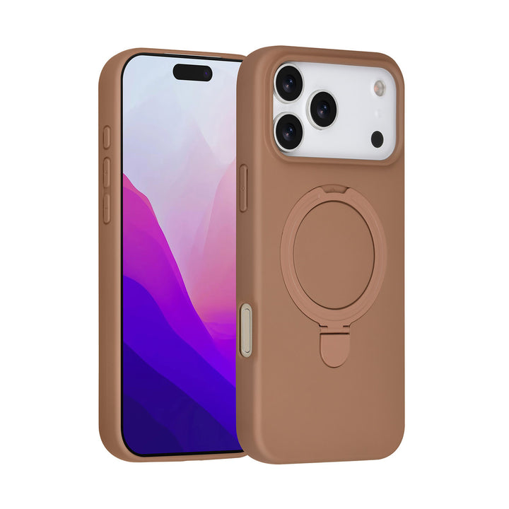 TUNIQ iPhone 17 Pro Max Backcover hoesje - Magsafe With Ring Stand - Hanger - Desert Brown-Hoesjes-Ilumina Benelux