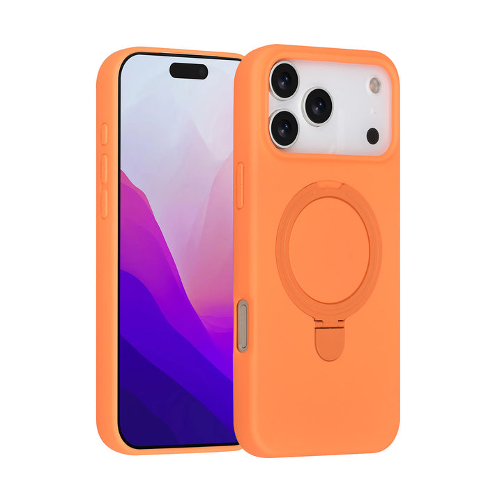 TUNIQ iPhone 17 Pro Max Backcover hoesje - Magsafe With Ring Stand - Hanger - Tangerine Orange-Hoesjes-Ilumina Benelux