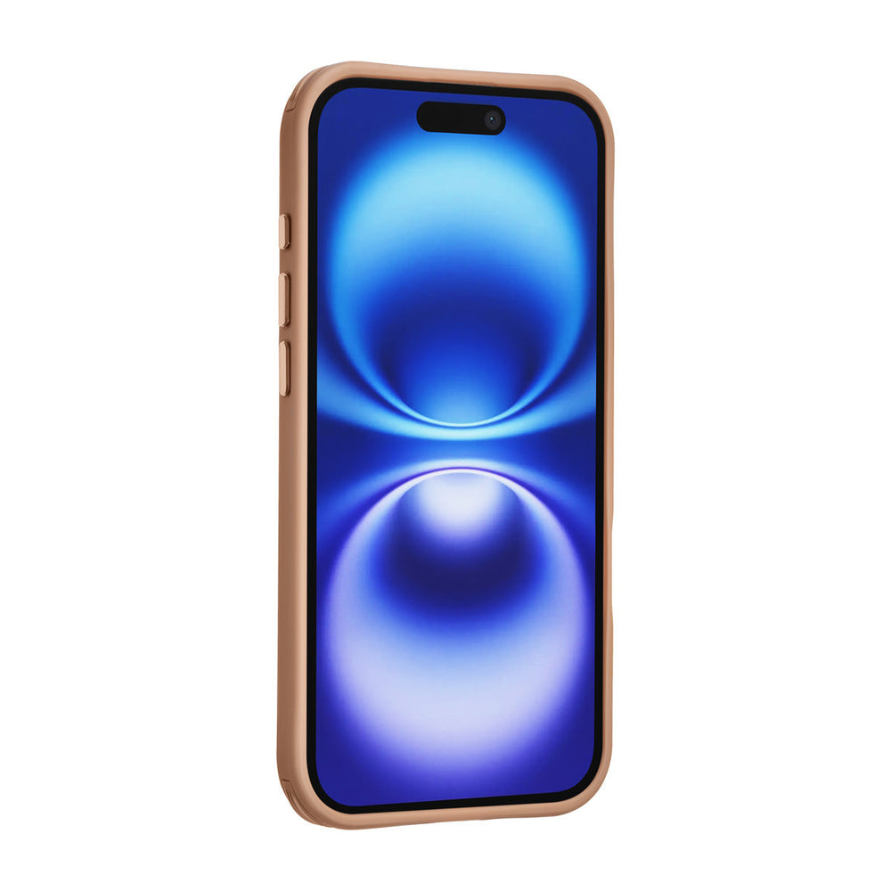 TUNIQ iPhone Air Backcover hoesje - Built-in Ring Stand - Antishock - Goud-Hoesjes-Ilumina Benelux