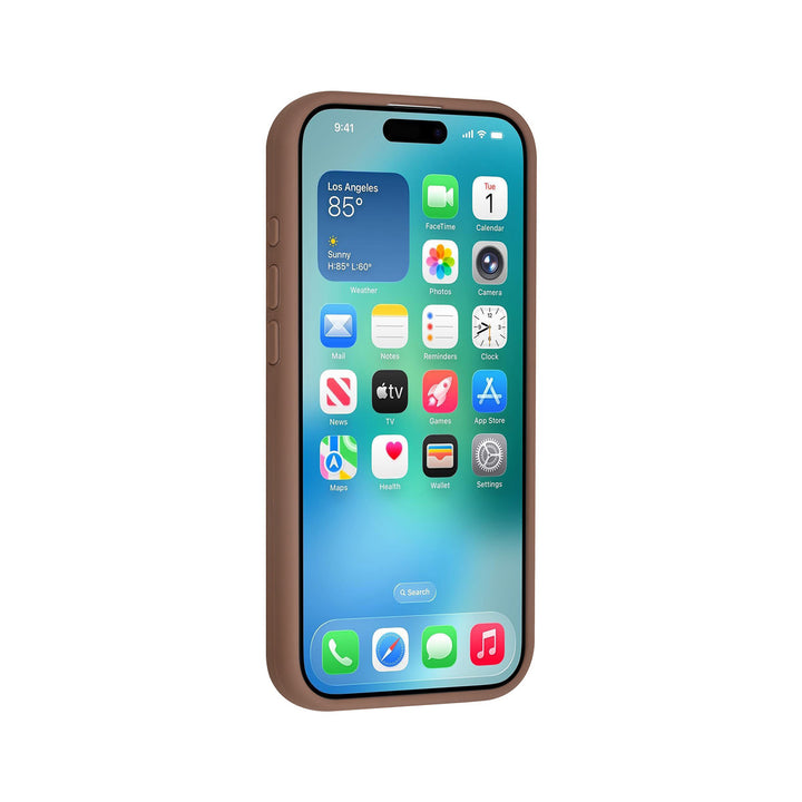TUNIQ iPhone Air Backcover hoesje - Full Silicone - Bruin-Hoesjes-Ilumina Benelux