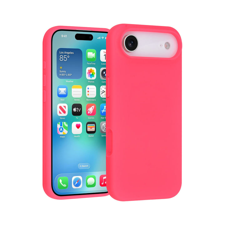 TUNIQ iPhone Air Backcover hoesje - Full Silicone - Felroze-Hoesjes-Ilumina Benelux