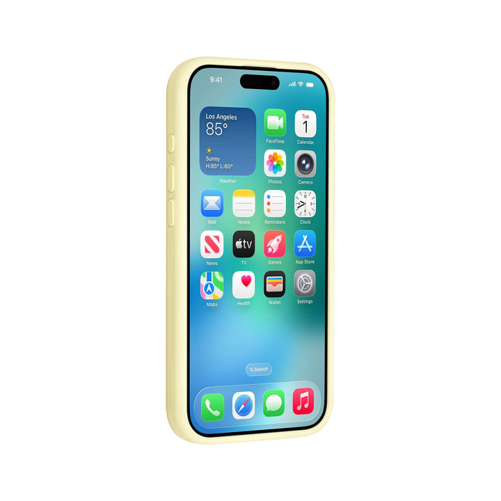 TUNIQ iPhone Air Backcover hoesje - Full Silicone - Geel-Hoesjes-Ilumina Benelux