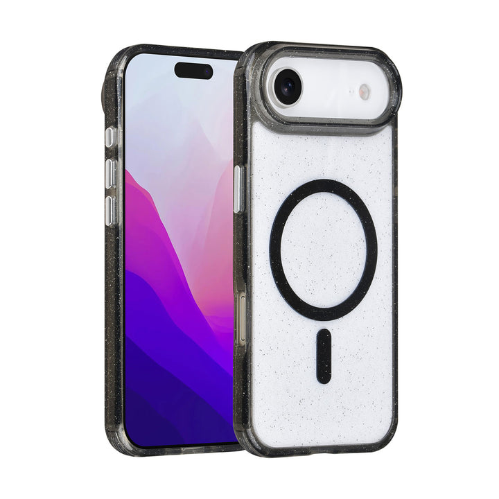TUNIQ iPhone Air Backcover hoesje - Magsafe - Glitter - Hanger - Zwart-Hoesjes-Ilumina Benelux