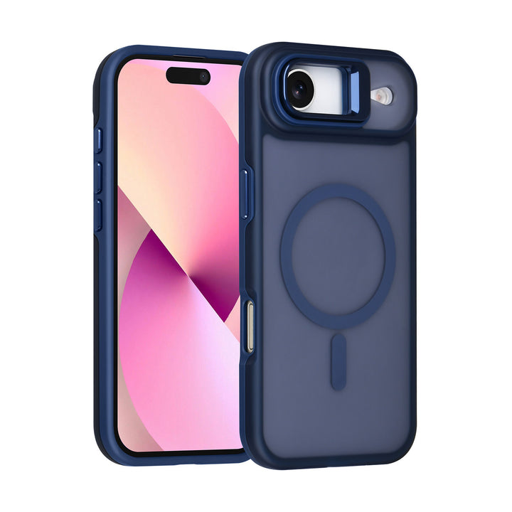 TUNIQ iPhone Air Backcover hoesje - Magsafe - With Camera Stand - Blauw-Hoesjes-Ilumina Benelux
