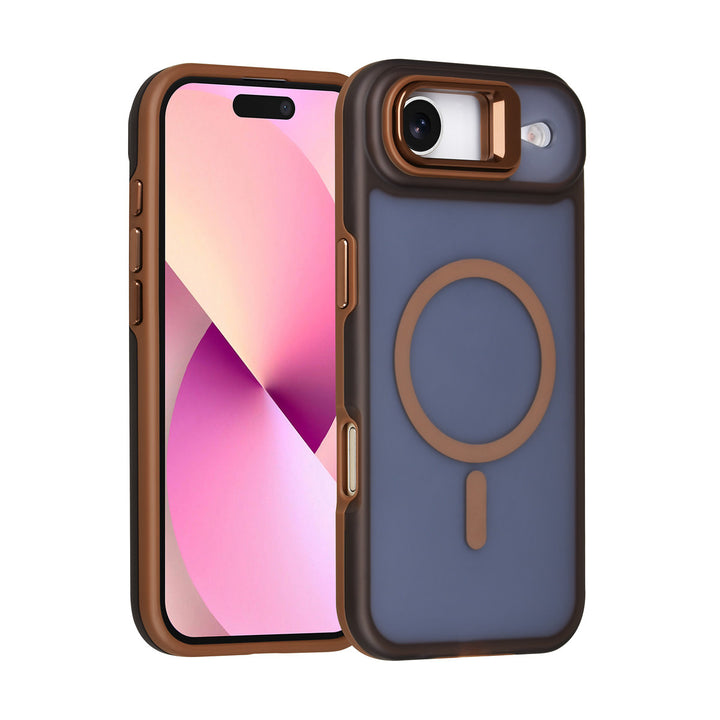 TUNIQ iPhone Air Backcover hoesje - Magsafe - With Camera Stand - Goud-Hoesjes-Ilumina Benelux