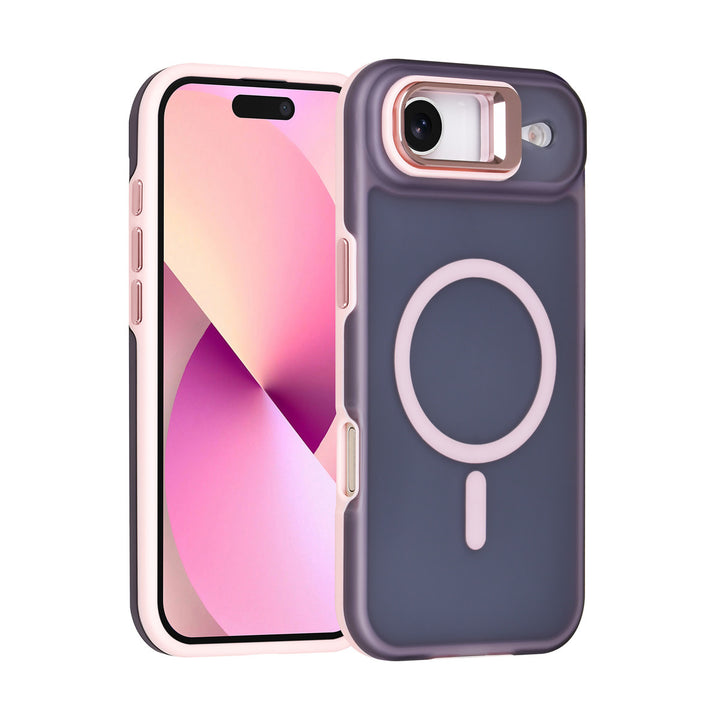 TUNIQ iPhone Air Backcover hoesje - Magsafe - With Camera Stand - Roze-Hoesjes-Ilumina Benelux
