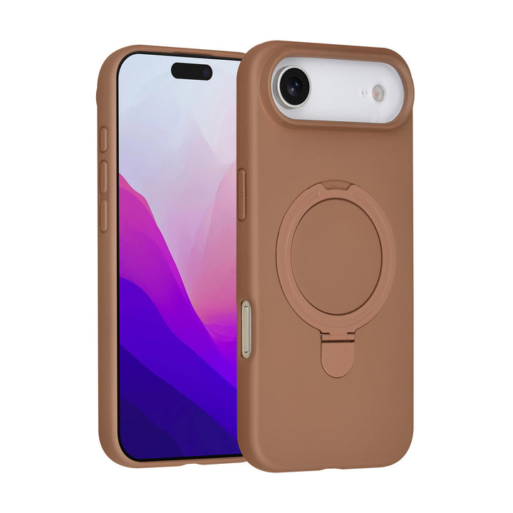 TUNIQ iPhone Air Backcover hoesje - Magsafe With Ring Stand - Hanger - Desert Brown-Hoesjes-Ilumina Benelux
