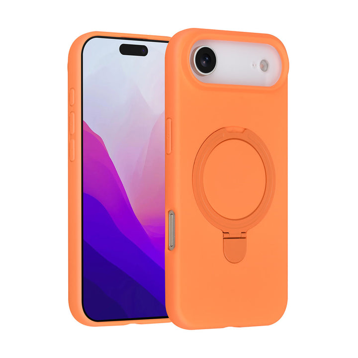 TUNIQ iPhone Air Backcover hoesje - Magsafe With Ring Stand - Hanger - Tangerine Orange-Hoesjes-Ilumina Benelux