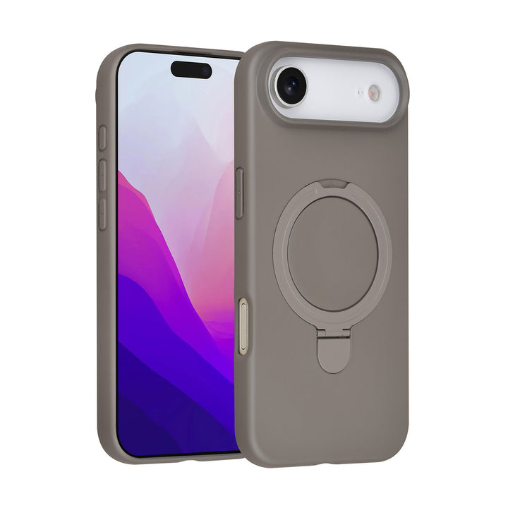 TUNIQ iPhone Air Backcover hoesje - Magsafe With Ring Stand - Hanger - Titanium Grey-Hoesjes-Ilumina Benelux