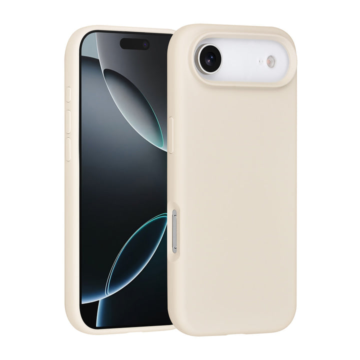 TUNIQ iPhone Air Backcover hoesje - Premium Liquid Silicon - Beige-Hoesjes-Ilumina Benelux