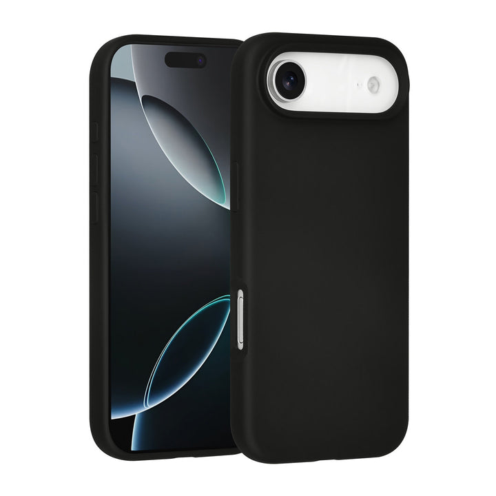 TUNIQ iPhone Air Backcover hoesje - Premium Liquid Silicon - Zwart-Hoesjes-Ilumina Benelux