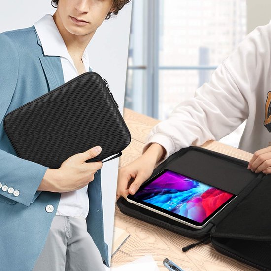 Tablet Sleeve Case 12 tot 13 inch - Portfolio Case - Draagtas Tablet hoesje met Accessoires Compartiment-Tablethoesjes-Ilumina Benelux