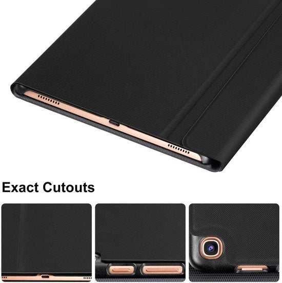 Tablethoes met Bluetooth Toetsenbord – Geschikt voor Samsung Galaxy Tab A 10.1 T580/T585N – Keyboard Case – Standfunctie – Zwart-Tablethoesjes-Ilumina Benelux