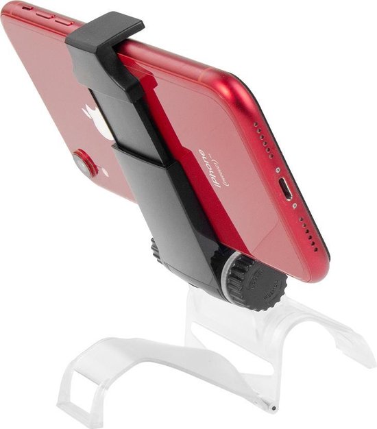 Telefoonhouder – Geschikt voor PS4 Controller – Smartphone Klem – Transparant – Playstation-Controller kit-Ilumina Benelux