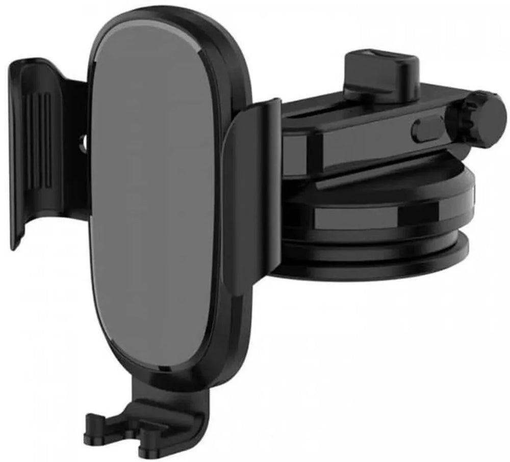 Telefoonhouder auto – 15W Qi draadloze oplader – Zuignap voorruit & dashboard – Universeel – Zwart-Ilumina Benelux