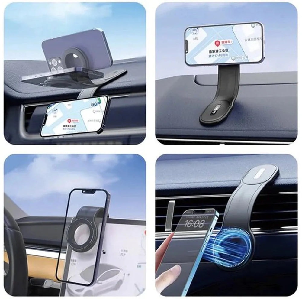 Telefoonhouder auto – MagSafe autohouder magnetisch – Geschikt voor iPhone 12/13/14/15/16 – Sterke magneet – Zwart-Ilumina Benelux