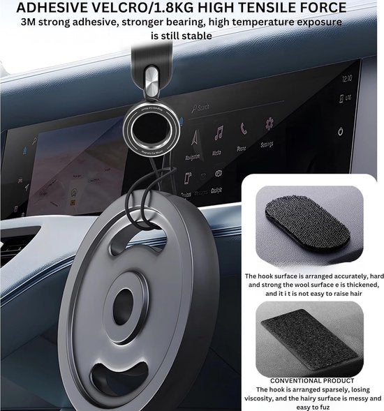 Telefoonhouder auto – MagSafe autohouder magnetisch – Geschikt voor iPhone 12/13/14/15/16 – Sterke magneet – Zwart-Ilumina Benelux