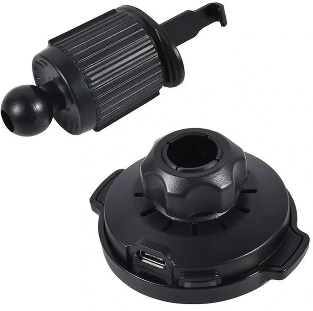 Telefoonhouder auto – MagSafe autolader 15W Qi – Magnetisch ventilatierooster – 360° verstelbaar – Zwart-Ilumina Benelux