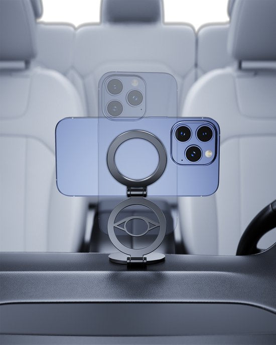 Telefoonhouder auto – Magnetisch Dashboard – Geschikt voor MagSafe iPhone 12/13/14/15/16/17 – Sterke Magneet-Ilumina Benelux