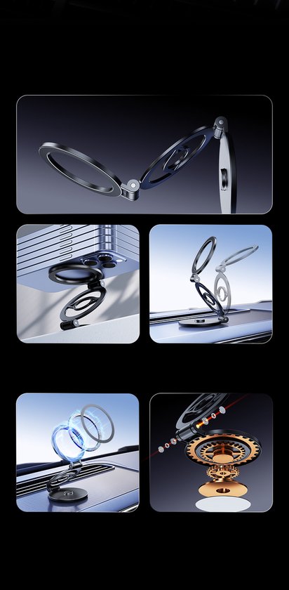 Telefoonhouder auto – Magnetisch Dashboard – Geschikt voor MagSafe iPhone 12/13/14/15/16/17 – Sterke Magneet-Ilumina Benelux