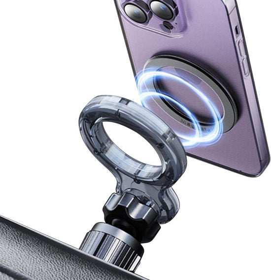 Telefoonhouder auto – Magnetisch ventilatierooster – MagSafe compatibel – Verstelbare kijkhoek – Universeel iPhone/Samsung – Zwart-Telefoonhouders-Ilumina Benelux
