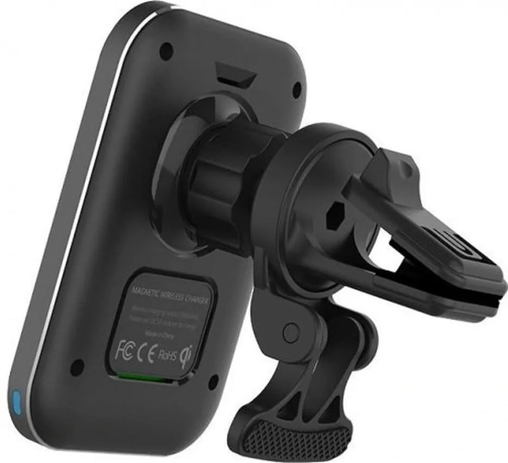 Telefoonhouder auto – Magnetische draadloze oplader 15W snellader – Dashboard/ventilatierooster – Geschikt voor iPhone & Samsung – Zwart-Ilumina Benelux