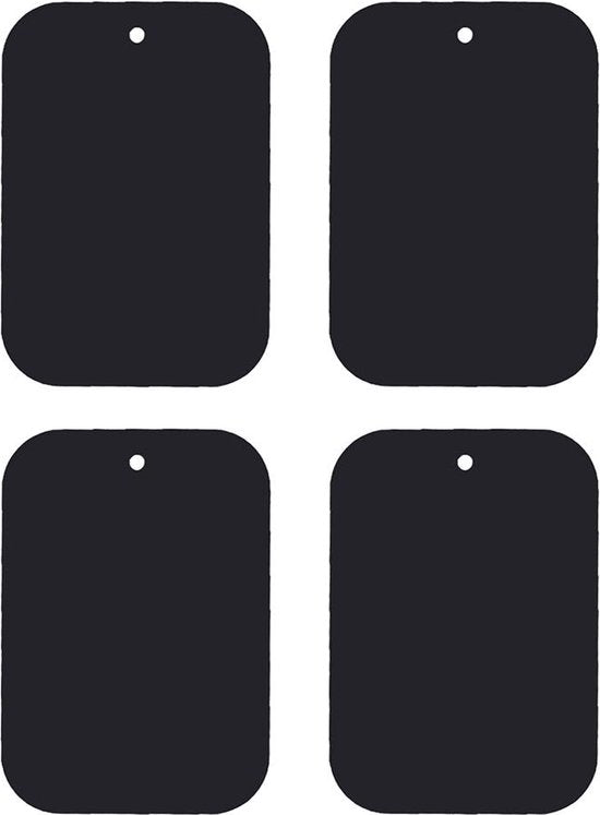 Telefoonhouder auto – Metalen platen voor magneet – Zelfklevende sticker – Set van 8 – Zilver-Telefoonhouders-Ilumina Benelux