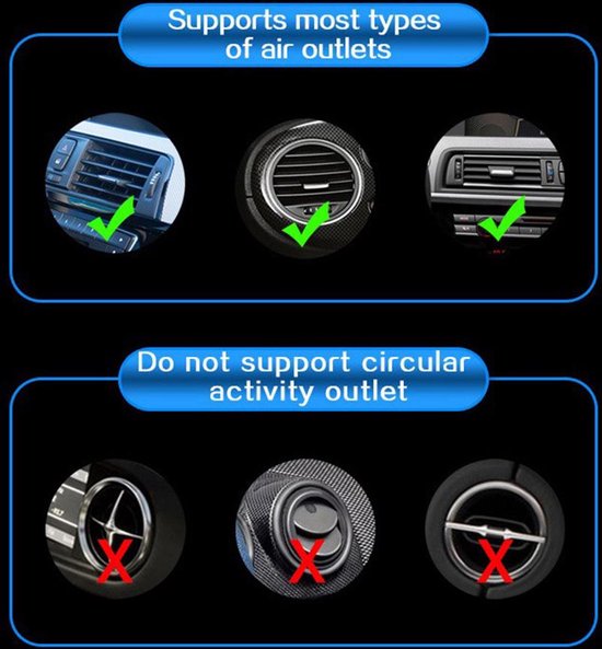 Telefoonhouder auto – Qi draadloze oplader 10W snelladen – Infrarood sensor – Ventilatierooster – 360° draaibaar – Zwart-Ilumina Benelux