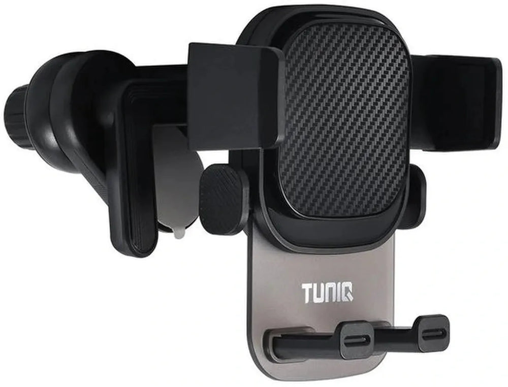 Telefoonhouder auto – Touchscreen schermhouder – 360° draaibaar – Geschikt voor Tesla Model 3/Y & iPhone 16-12 – Zwart-Telefoonhouders-Ilumina Benelux