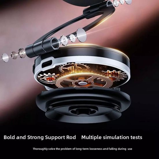 Telefoonhouder auto – Vacuüm zuignap – Magnetisch MagSafe – 360° draaibaar – Zwart-Ilumina Benelux