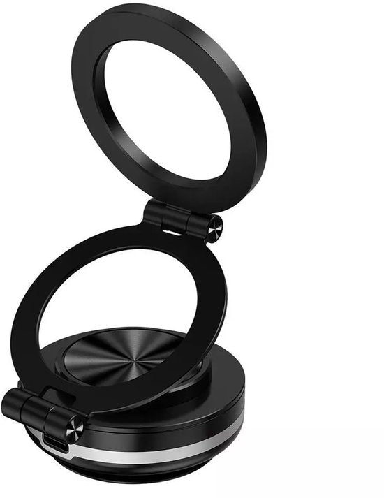 Telefoonhouder auto – Vacuüm zuignap – Magnetisch MagSafe – 360° draaibaar – Zwart-Ilumina Benelux