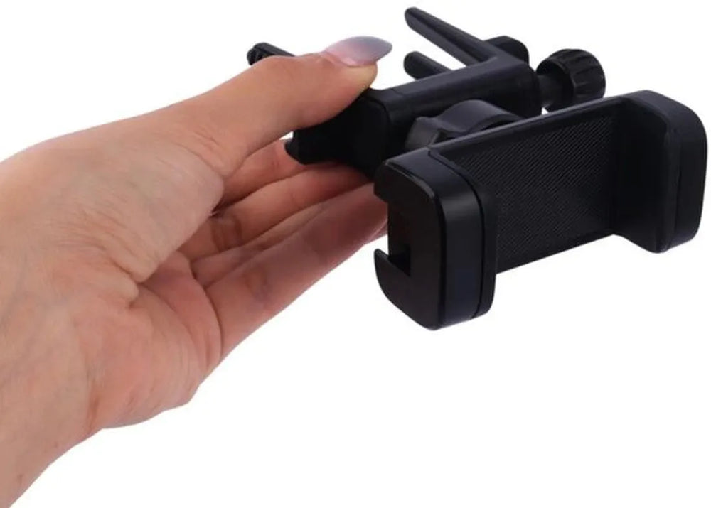 Telefoonhouder auto – Ventilatierooster montage – Voor ronde & standaard roosters – 360° draaibaar – Universeel – Zwart-Telefoonhouders-Ilumina Benelux