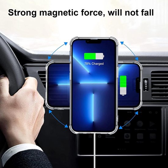 Telefoonhouder auto magneetplaten – Zelfklevend metalen plaatjes – 4 stuks – Voor smartphone magneethouder – Zwart-Telefoonhouders-Ilumina Benelux