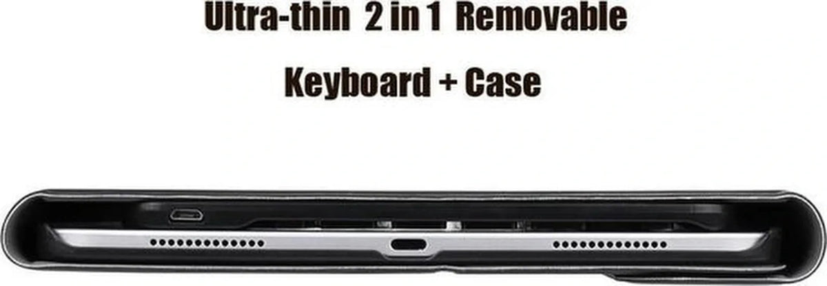 Toetsenbord Hoes iPad 10.2 / Air 10.5 / Pro 10.5 – Smart Keyboard Case – Beschermhoes – Zwart-Tablethoesjes-Ilumina Benelux