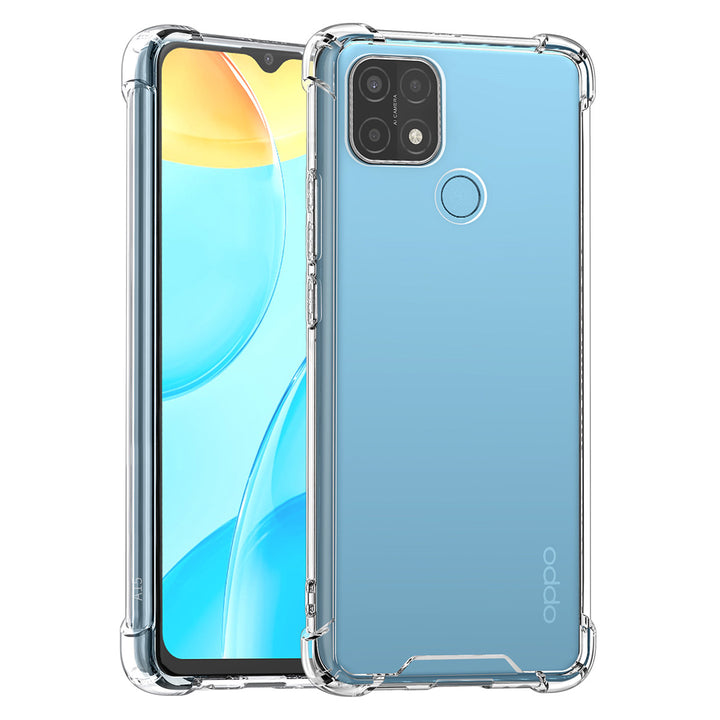 Transparant hoesje voor Oppo A15 - TPU Backcover - Antishock-Hoesjes-Ilumina Benelux