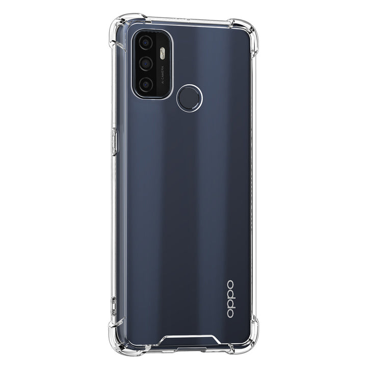 Transparant hoesje voor Oppo A53s - TPU Backcover - Antishock-Hoesjes-Ilumina Benelux