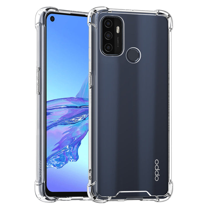 Transparant hoesje voor Oppo A53s - TPU Backcover - Antishock-Hoesjes-Ilumina Benelux